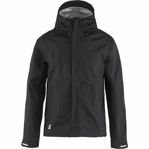 Fjällräven Men High Coast Wind Jacket Black PH328750 Philippines